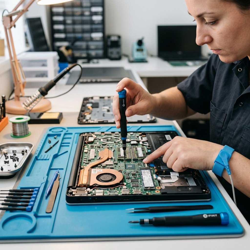 Laptop keyboard and hardware component maintenance service in Lucknow